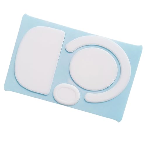 Hrtyvhin 1Set Ice Edition Mausschleimmausträger Sticker Aufkleber Pad Gleitungen Gebogene Kanten Für Gprox Superlight Maus von Hrtyvhin
