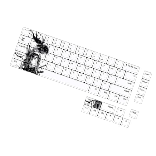 Hrtyvhin Originalhöhe Swordman Keycap Set 75Keys Dye Sublimated Verbessert Die Farbretention Für Die Verwendung Mechanischer Tastatur von Hrtyvhin