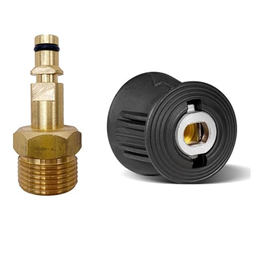 Hrtyvhin Professioneller Hochdruck Waschmaschinenschlauchanschluss Erweiterbarer Wasserpistolen Düsenadapter Werkzeug Sprühgerätezubehör Hrtyvhin Professioneller Hochdruck Waschmaschinenschlauchanschluss Erweiterbarer Wasserpistolen Düsenadapter Werkzeug Sprühgerätezubehör von Hrtyvhin