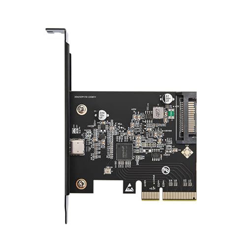 Hrtyvhin USB 3.2 GEN2X2 20GBPS Expansionskarte Für Nahtlose Verbindungen Mit USB Geräten PCIE4x Zu USB C Adapter von Hrtyvhin