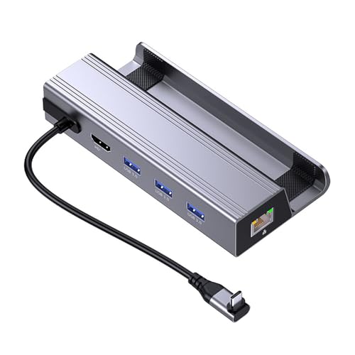 Hrtyvhin Umfassende USB C Dockinglösung Für Dampfdeck Mit HDMI2.0 4K 60Hz Ethernet Und USB Erweiterung von Hrtyvhin
