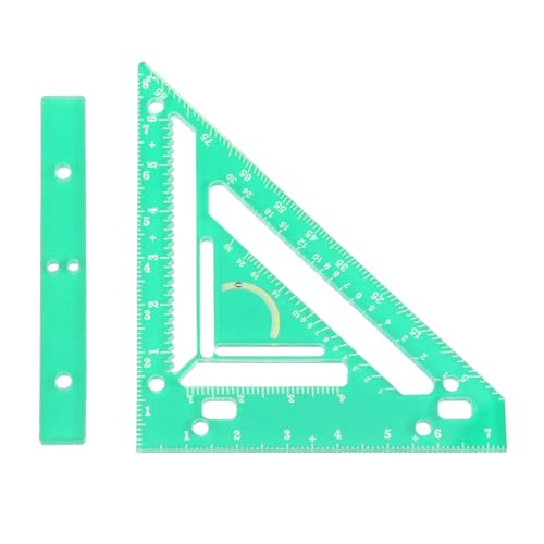 Square Rafter Square Mit Block Rafter Werkzeug Carpentry Quadrate Plastikpositionierungslineal von Hrtyvhin