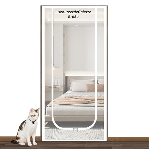 Benutzerdefinierte Größe Haustiersichere Mesh Tür Bildschirm, Katzensicherheitstor mit Reißverschluss für Wohnzimmer Terrasse Balkon, Fliegengitter Tür Ohne Bohren Benutzerdefinierte Größe Haustiersichere Mesh Tür Bildschirm, Katzensicherheitstor mit Reißverschluss für Wohnzimmer Terrasse Balkon, Fliegengitter Tür Ohne Bohren von Hruile