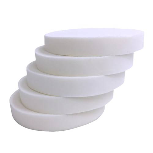 Hruile Hochdichter weißer Schaumstoff, runde Stuhlschaumpolsterung, zuschneidbar, für Kissen, Sofa, Fenstersitzpolster, Polsterung, feste Schaumstoffplatte für Wohnaccessoires, Zubehör (dick 10 cm, 30 Hruile Hochdichter weißer Schaumstoff, runde Stuhlschaumpolsterung, zuschneidbar, für Kissen, Sofa, Fenstersitzpolster, Polsterung, feste Schaumstoffplatte für Wohnaccessoires, Zubehör (dick 10 cm, 30 von Hruile