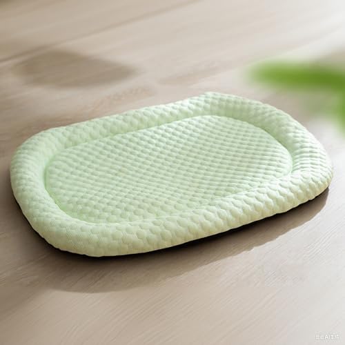 Hruile Kühlendes Sommerbett, waschbar, Matratze, erhöhter Rand, Haustier-Schlafmatte, atmungsaktive Haustiermatten für Katzen und kleine, mittelgroße Hunde mit rutschfester Unterseite, 55 x 40 x 4 cm Hruile Kühlendes Sommerbett, waschbar, Matratze, erhöhter Rand, Haustier-Schlafmatte, atmungsaktive Haustiermatten für Katzen und kleine, mittelgroße Hunde mit rutschfester Unterseite, 55 x 40 x 4 cm von Hruile