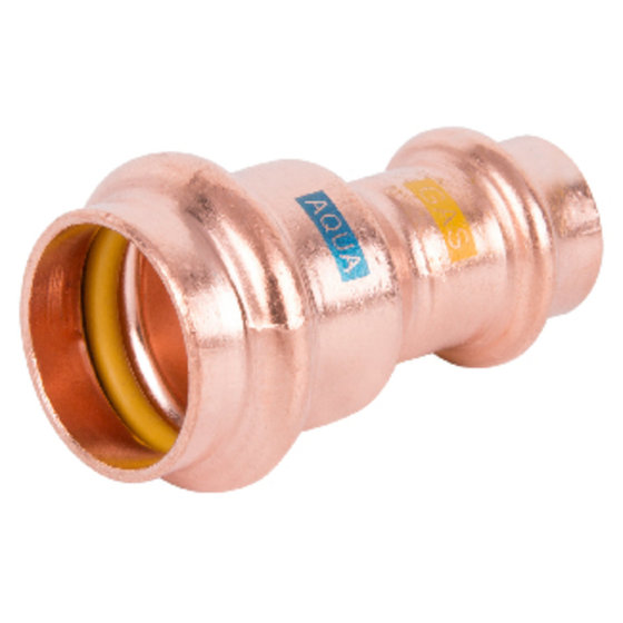 HS - Reduziermuffe V-Press Copper AQUAGAS 28x22mm von Hs