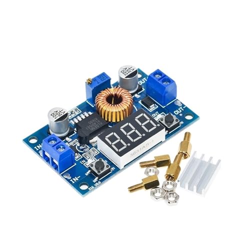 1 stück XL4015 Power 5A 75W DC-DC Einstellbare Step-down-Ladegerät Modul Step Down Buck Converter Treiber Mit rotem Voltmeter(XL4015 With Display) von HsePank