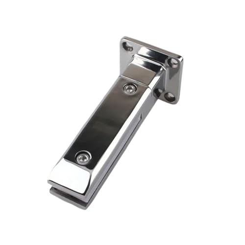 1PC 304 Edelstahl Clamp Glas Panel Pool Zaun Treppe Halterung Zapfen Balustrade Boden Deck Geländer Montieren(22cm black) von HsePank