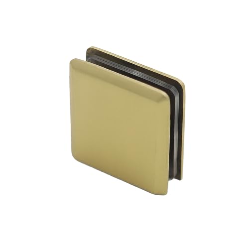 1PC Badezimmer Glas Befestigung Messing Clamp Installation Hardware Vielseitig Dicke(Gold) von HsePank