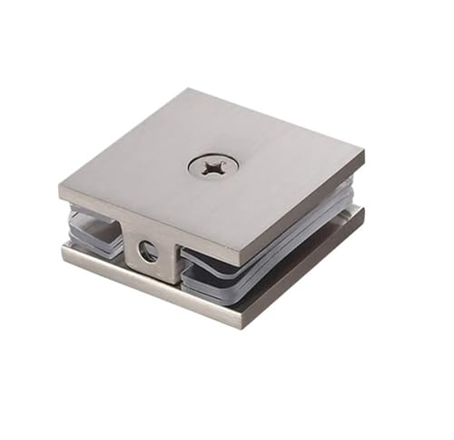 1PC Glas Panel Hardware U-Klemme for Gehärtetem 8-12 Mm Kompatibilität Einfache Installation Klemmen Schwarz Bad(Brushed) von HsePank