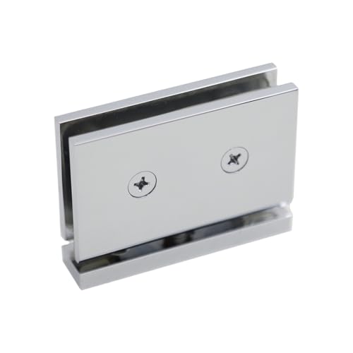 1PC Messing Glas Halterung for Dusche Türen 360 Grad Wand Montieren 8 12mm Dicke Perfekte Bad Renovierungen(Chrome) von HsePank