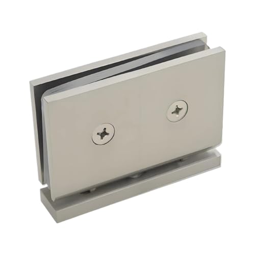 1PC Messing Glas Halterung for Dusche Türen 360 Grad Wand Montieren 8 12mm Dicke Perfekte Bad Renovierungen(Nickle) von HsePank