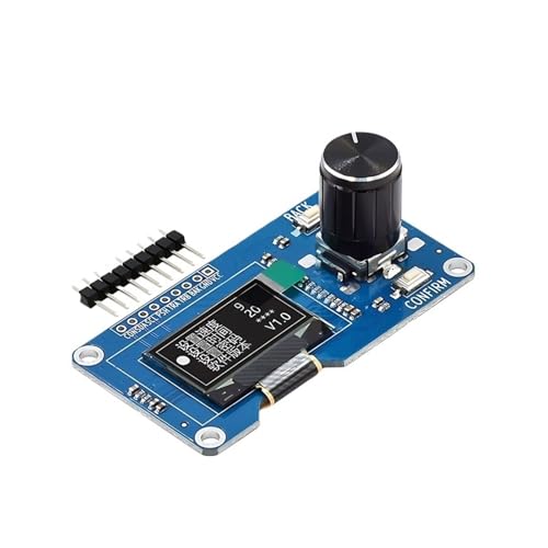 1pc 0,96/1,3 Zoll Weiß Oled Display Bildschirm Kombiniert Mit EC11 Rotary Encoder Modul IIC Interface(0.96 icnh white) von HsePank
