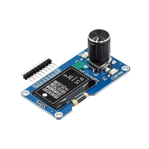 1pc 0,96/1,3 Zoll Weiß Oled Display Bildschirm Kombiniert Mit EC11 Rotary Encoder Modul IIC Interface(1.3 inch white) von HsePank