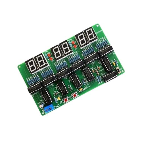 1pc 6 Ziffern DIY Uhr Kit Auto Display Zeit Alarm Löten Praxis for Studenten Und Heimwerker von HsePank