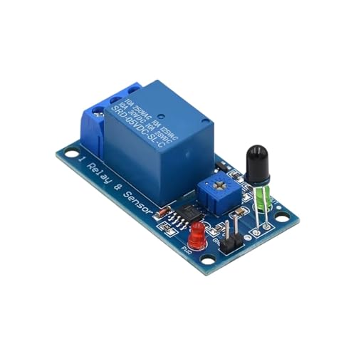 1pc IR Infrarot 1 Kanal 5V 12V Flamme Erkennung Sensor Modul Feuer Alarm Relais(5V) von HsePank