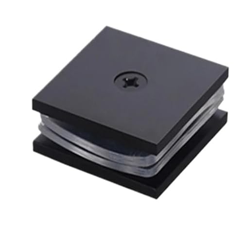 1pc Messing Glas Klemme for 8-12mm Gehärtetem Badezimmer Tür Klemmen Feste Panel U-Klemme Platz(Black) von HsePank