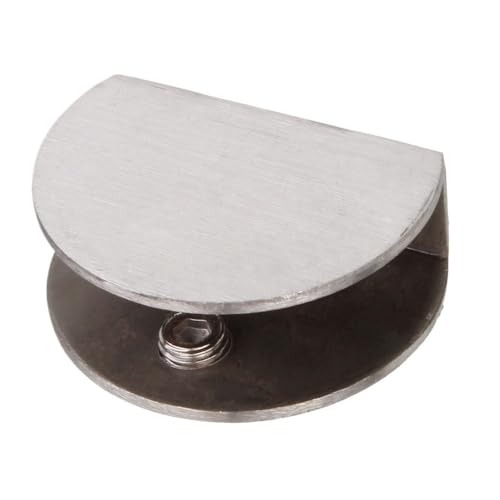 4 stücke Edelstahl Halb Runde Glas Clamp Clip Halterung 10-12mm Dicke von HsePank