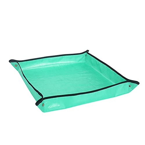 Pflanzunterlage 68x68 cm, Wasserdichtes Gartenmatte Pflanzmatte, PE Gartenarbeit Gartenmatte, Umtopfmatte, Tragbare Pflanzmatte,Gartenarbeitsunterlage für Pflanzen Garten Sämling Umtopf Zimmerpflanzen von HsentimenH