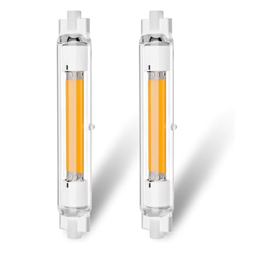 Hsientpe R7S LED 118mm Dimmbar,30W R7S 118mm Ersatz für 300W Halogenstab,Led lampen Warmweiß 3000K 3000LM,Kein Flackern,360°Abstrahlwinkel,2er Pack von Hsientpe