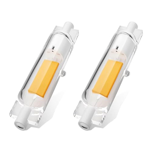 Hsientpe R7S LED 78mm Dimmbar,20W R7S 78mm Ersatz für 200W Halogenstab,Led lampen Warmweiß 3000K 2000LM,Kein Flackern,360°Abstrahlwinkel,2er Pack von Hsientpe