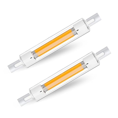 R7S LED 118mm Dimmbar,30W R7S LED Ersatz für 300W Halogenstab 118mm,R7S LED COB Glühbirne Warmweiß 3000K 2000LM,360°Abstrahlwinkel,Kein Flackern,2er Pack R7S LED 118mm Dimmbar,30W R7S LED Ersatz für 300W Halogenstab 118mm,R7S LED COB Glühbirne Warmweiß 3000K 2000LM,360°Abstrahlwinkel,Kein Flackern,2er Pack von Hsientpe