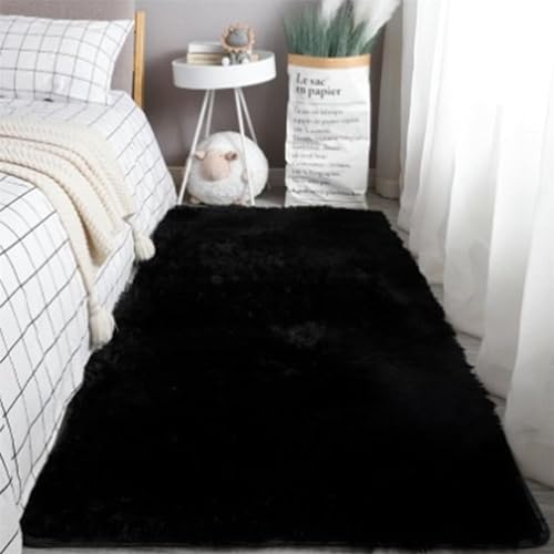 Hsivtns Hochflor Teppich Wohnzimmer Flauschig Fellteppich Kunstfell Plüsch Shaggy Weich Fellimitat Soft Area Rug Schlafzimmer Teppiche Super weich Fluffy,Hs2,160x230cm von Hsivtns