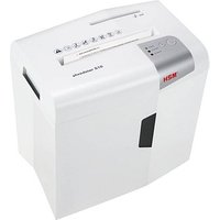 HSM shredstar S10 Aktenvernichter mit Streifenschnitt P-2, 6 mm, bis 10 Blatt, weiß von Hsm