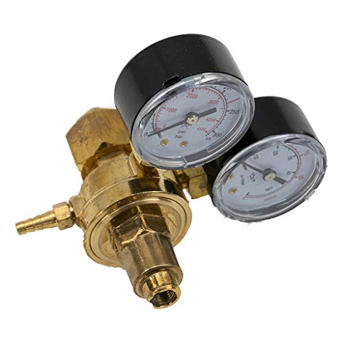 HST Manometer mit Drehregler Profi Argon CO2 I Druckminderer Gasarmatur für MIG MAG TIG WIG Schweißgerät I Druckregler I Zubehör für Schweissgeräte HST Manometer mit Drehregler Profi Argon CO2 I Druckminderer Gasarmatur für MIG MAG TIG WIG Schweißgerät I Druckregler I Zubehör für Schweissgeräte von HST Sicherheitstechnik