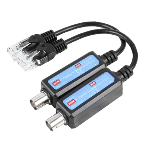 Hsthe Sea 1 Paar IP 10/100Mbps Netzwerk Sender 1CH IP Netzwerk Koaxial Sender Empfänger Extender Coax Kabel Für IP NVR Kamera von Hsthe Sea