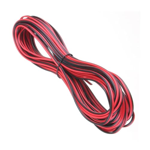 Hsthe Sea 10 Meter 22AWG Elektrokabel 2-adrig schwarz rot Verlängerungskabel für Auto-LED-Streifenlicht Hsthe Sea 10 Meter 22AWG Elektrokabel 2-adrig schwarz rot Verlängerungskabel für Auto-LED-Streifenlicht von Hsthe Sea