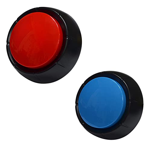Hsthe Sea 2 Pack beschreibbare Antwortsummer Sprachaufzeichnungstaste Hundetasten für die Kommunikation Interaktives Hundesprechtasten-Set von Hsthe Sea