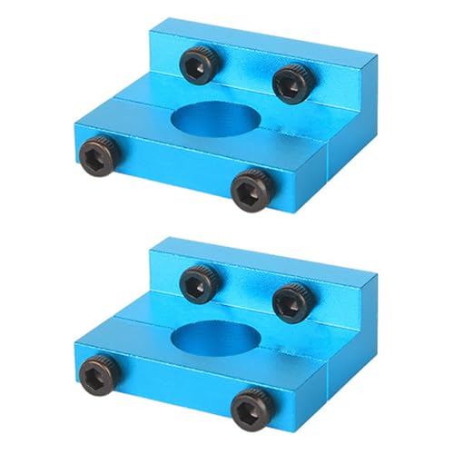 Hsthe Sea 2PCS Aluminiumständer für die Aufrüstung des V6 Volcano Hotend au Ender 3 V2 Ender3 Pro Ender 5 Pro CR-10 3D-Drucker – Silber von Hsthe Sea