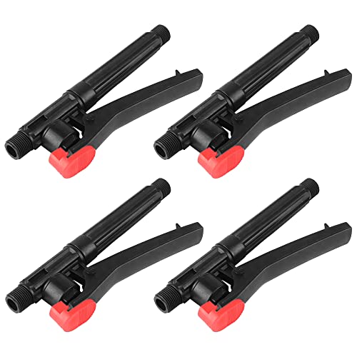 Hsthe Sea 4 STÜCKE Gartensprühergriff, Sprühergriffpumpe, Drucksprüher, Triggersprühergriffteile, passend für die meisten Bauernhof- und Gartenrückensprüher, Handpumpe, Drucksprüherhebel von Hsthe Sea