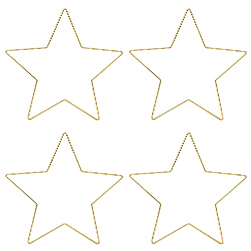 Hsthe Sea 4Pcs Stern Kranz Rahmen Metalldraht Makramee Rahmen Pentagramm geformte Kranzringe Blumenkranz Handwerk Reifen für Thanksgiving Weihnachten Neujahr Hochzeit-30CM Hsthe Sea 4Pcs Stern Kranz Rahmen Metalldraht Makramee Rahmen Pentagramm geformte Kranzringe Blumenkranz Handwerk Reifen für Thanksgiving Weihnachten Neujahr Hochzeit-30CM von Hsthe Sea