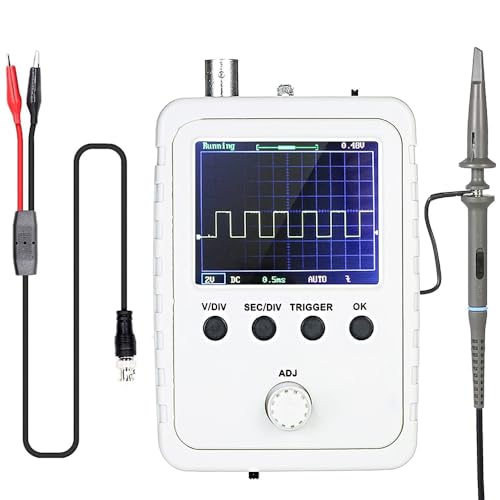 Hsthe Sea Digitales Oszilloskop-Kit, 2,4-Zoll-LCD-Display, Oszilloskop-DIY-Kit mit BNC-Clip-Kabel und gelöteter Sonde Hsthe Sea Digitales Oszilloskop-Kit, 2,4-Zoll-LCD-Display, Oszilloskop-DIY-Kit mit BNC-Clip-Kabel und gelöteter Sonde von Hsthe Sea