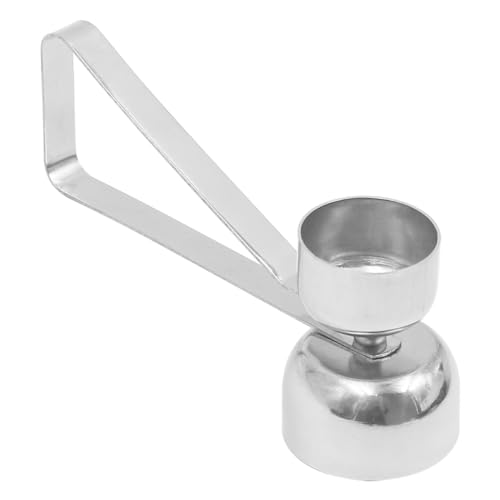 Hsthe Sea Eieröffner Stainless Steel,Cutter Eieröffner,Shell Opener,für Rohes/Weiches Hartgekochtes Ei, Egg Topper Cutter Metall Eierschale Cutter (Silber) von Hsthe Sea