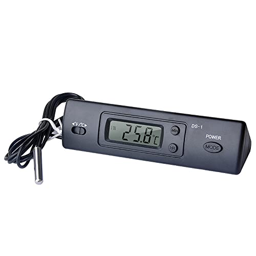 Hsthe Sea Elektronischer LCD-Digital-Temperatur-Doppelmeter-Thermometer-Sondensensor, verkabelt für Kühlschrank für Kühlschrank-Aquarium von Hsthe Sea