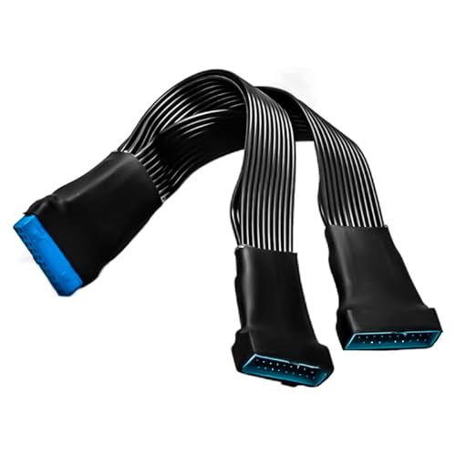 Hsthe Sea Motherboard USB 3.0 19-Pin Header 1To2 Expansion, interner Verlängerungsadapter (15 cm) von Hsthe Sea