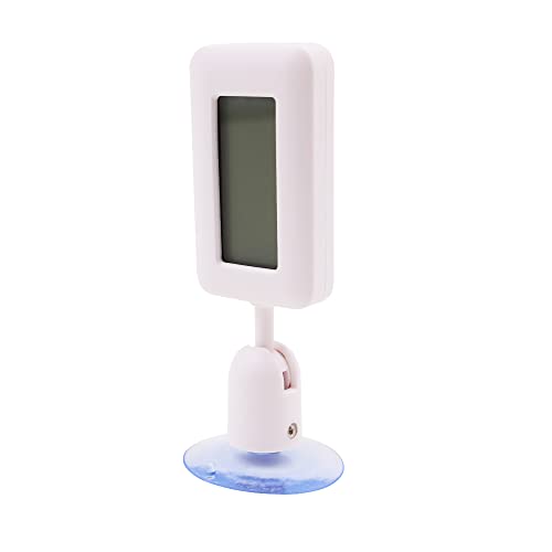 Hsthe Sea Reptilien Thermometer Hygrometer, Digital Aquarium, 360° Rotation Terrarium Luftfeuchtigkeit Messer mit Saugnapf für Schildkröte Schlange Eidechse Spinne Pflanzenbox von Hsthe Sea