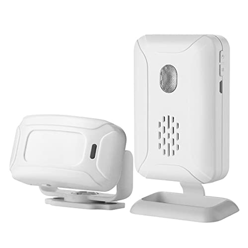 Hsthe Sea Wireless PIR Bewegungssensor Detektor Sicherheitsalarm mit Nachtlicht für Geschäft, Geschäft, Büro, Haustür, Eingang, Willkommen usw von Hsthe Sea