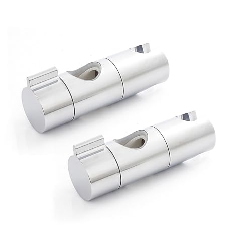 2 Stk Duschbrause Halterung, Duschkopfhalter für Gleitstange Verstellbar 19-25mm, Duschhalterung Ohne Bohren, Handbrause Halter, 360° Drehbar Brausehalter, Duschkopfhalterung für duschstange 2 Stk Duschbrause Halterung, Duschkopfhalter für Gleitstange Verstellbar 19-25mm, Duschhalterung Ohne Bohren, Handbrause Halter, 360° Drehbar Brausehalter, Duschkopfhalterung für duschstange von Hsupez