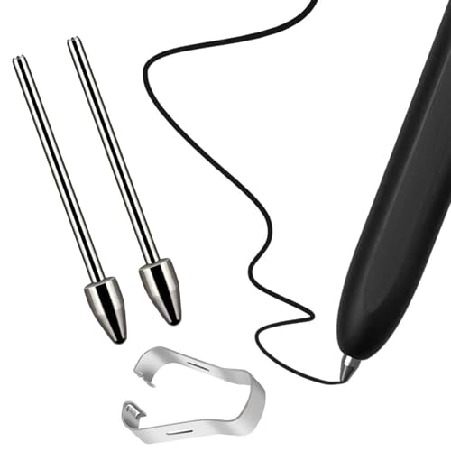 2 Stück Ersatzstiftspitzen aus Titanlegierung,Stiftspitzen für Remarkable 2 Paper Tablet Marker Plus Stylus,mit 4096 Druckempfindlichkeit und Neigungsunterstützung,für N10/N20,Tablet S6/S7/S8 von Hsupez