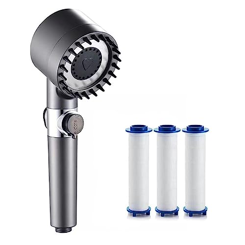 Duschkopf Universal Duschkopf Wassersparend, Duschkopf Druckerhöhend Wassersparspray mit 3 Modi und Wasserstoppknopf Massage Dusche für Erwachsene, Kinder, Haustiere Duschkopf Universal Duschkopf Wassersparend, Duschkopf Druckerhöhend Wassersparspray mit 3 Modi und Wasserstoppknopf Massage Dusche für Erwachsene, Kinder, Haustiere von Hsupez