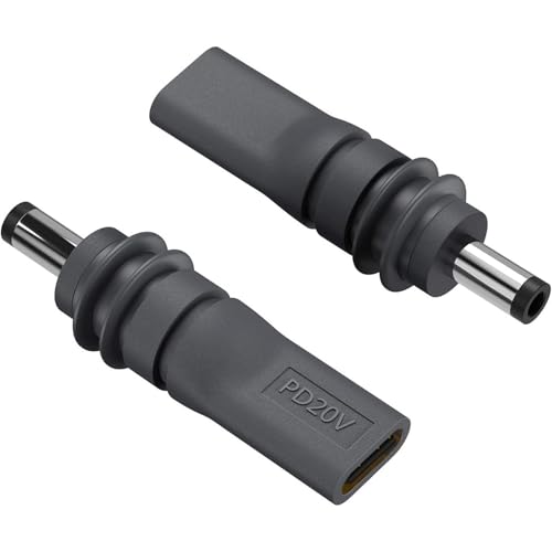 Hsupez 2 Stück USB C auf DC Power Adapter, 4.8 cm USB C zu DC 5521 Kabel, PD100W, für Laptop, Router & mehr Hsupez 2 Stück USB C auf DC Power Adapter, 4.8 cm USB C zu DC 5521 Kabel, PD100W, für Laptop, Router & mehr von Hsupez
