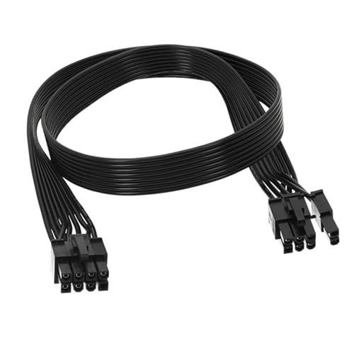 PCIE Stromkabel, 8 Pin GPU Stromkabe, 8 Poliges ATX Stecker auf 6+2 PCIE Stecker-Kabel, 60cm, Grafikkarten Kabel, Grafikkartenmodullinie, Geeignet zum Verbinden von Netzteil und Grafikkarte etc PCIE Stromkabel, 8 Pin GPU Stromkabe, 8 Poliges ATX Stecker auf 6+2 PCIE Stecker-Kabel, 60cm, Grafikkarten Kabel, Grafikkartenmodullinie, Geeignet zum Verbinden von Netzteil und Grafikkarte etc von Hsupez
