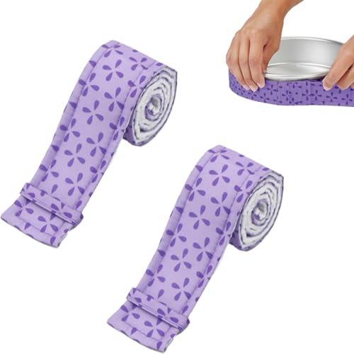 Hsyadazi 2 Stück Cake Strips – Backband zum Frischhalten von Torten & Desserts – Wiederverwendbare Kuchenhalterung aus lebensmittelechtem Silikon für Profi- & Hobbybäcker von Hsyadazi