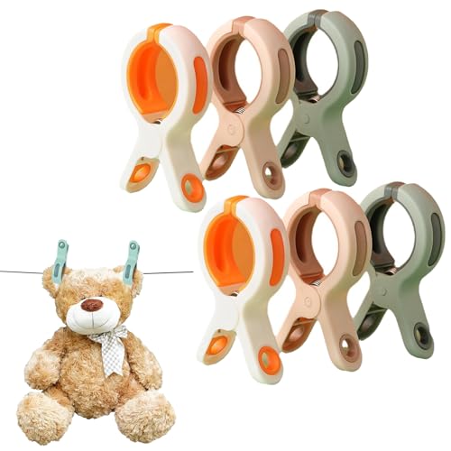 Hsyadazi 6er-Pack Große Badetuch Klammern, 3 Farben, Winddicht - Kunststoff Handtuchklammern für Badetücher, Bettwäsche, Strandtücher & Dicke Kleidung Hsyadazi 6er-Pack Große Badetuch Klammern, 3 Farben, Winddicht - Kunststoff Handtuchklammern für Badetücher, Bettwäsche, Strandtücher & Dicke Kleidung von Hsyadazi