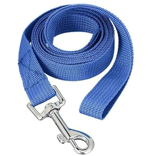 Hsyadazi Schleppleine 10m für Hunde - Robuste Nylon-Ausbildungsleine - Für kleine bis große Hunde beim Training, Outdoor & Garten (Blau) von Hsyadazi