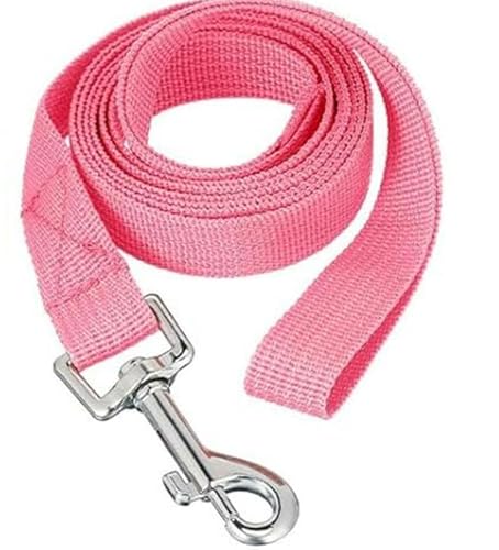 Hsyadazi Schleppleine 10m für Hunde - Robuste Nylon-Ausbildungsleine - Für kleine bis große Hunde beim Training, Outdoor & Garten (Rosa) von Hsyadazi